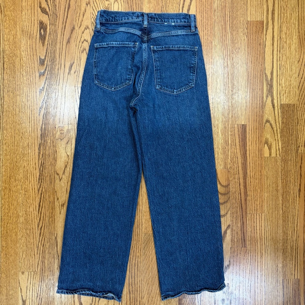 Agolde Mid-rise Wide-leg Denim Jeans (25) - Picture 2 of 11